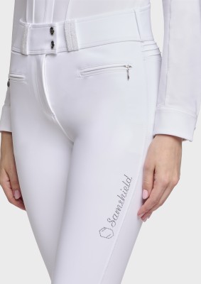 Samshield Claranova High Waist Damen-Reithose weiß