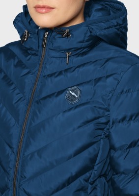 Samshield Damenjacke Courchevel – tailliert & elegant mit abnehmbarer Kapuze Galactic Blue