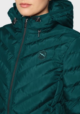 Samshield Damenjacke Courchevel – tailliert & elegant mit abnehmbarer Kapuze Hunter Green