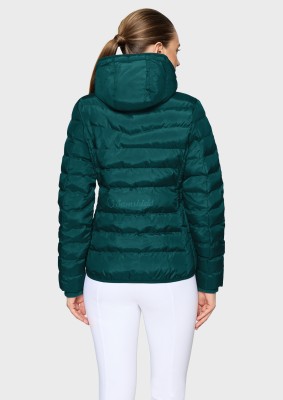 Samshield Damenjacke Courchevel – tailliert & elegant mit abnehmbarer Kapuze Hunter Green