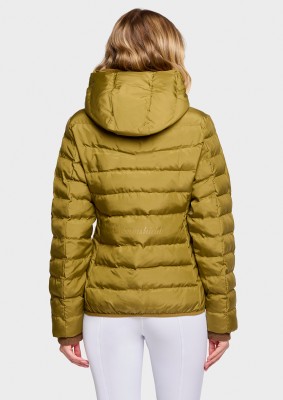 Samshield Damenjacke Courchevel Olive– tailliert & elegant mit abnehmbarer Kapuze