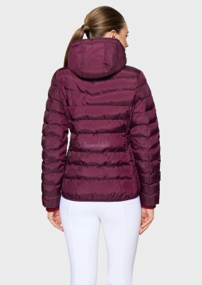 Samshield Damenjacke Courchevel – tailliert & elegant mit abnehmbarer Kapuze Plum