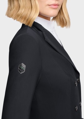 Samshield Premium Frac Damen – Exklusiver Dressurfrack mit Kristallbesatz Schwarz