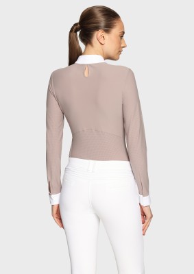 Samshield Damen Langarm Turniershirt Lou Latte S