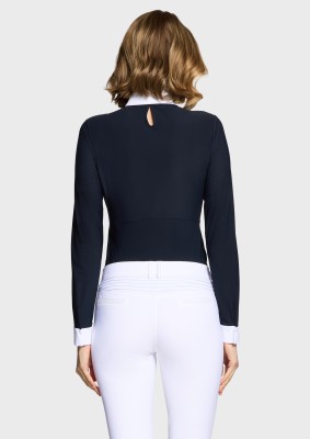 Samshield Damen Turniershirt LOU – Navy, langarm