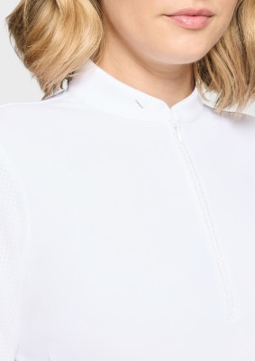 Samshield Damen Turniershirt LOU – Weiß, langarm