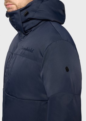 Samshield Herren Winterjacke Maximilian mit Kapuze Navy