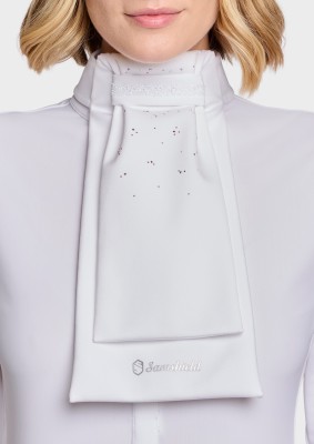 Samshield Plastron Damen Crystal Fabric Holo – Elegantes Turnieraccessoire mit Swarovski®