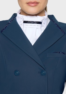 Samshield Plastron Damen Premium Holo – Elegantes Turnieraccessoire mit Swarovski®