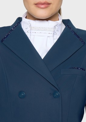Samshield Plastron Damen Premium Holo – Elegantes Turnieraccessoire mit Swarovski®