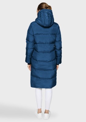 Damen-Wintermantel Sierra von Samshield – Galactic Blue, warm & mit Glitzer XS