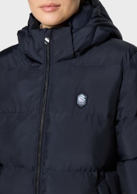 Damen-Wintermantel Sierra von Samshield – Navy, warm & mit Glitzer L