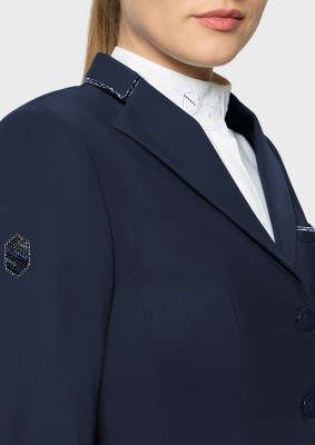 Samshield Turnierjacket Victorine Crystal Fabric Navy - Damen