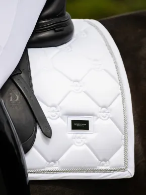 Equestrian Stockholm Dressur Schabacke White Perfection Silber Full
