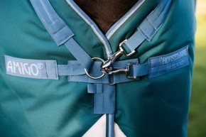 Horseware Amigo Bravo 12 Plus Turnout Heavy Storm Green 400g 125 & 145