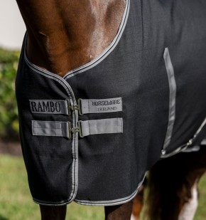 Horseware Rambo Stalldecke 0g schwarz 145