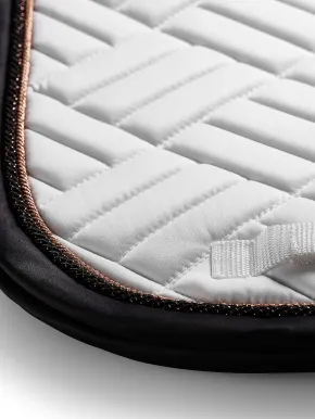 Equestrian Stockholm Dressur Schabracke Modern White Dark Ocean Full