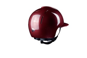 KEP Reithelm Smart Polo glänzend mit Inlay bordeaux