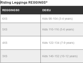 ea.St Reggings R1 Kinderreithose weiß 6XS