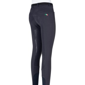 Equiline Mädchen Vollgrip Reithose Jaklink Navy 14