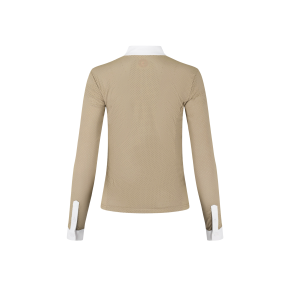Kentucky Turniershirt Damen Heritage Air Langarm Beige
